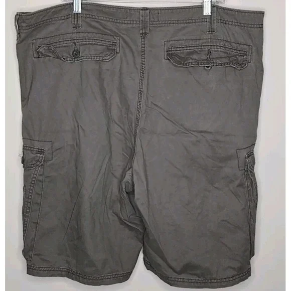Lee Cargo Shorts Mens Sz 44 Gray Hiking Camping Outdoor Twill Gorpcore Cotton - Picture 2 of 9